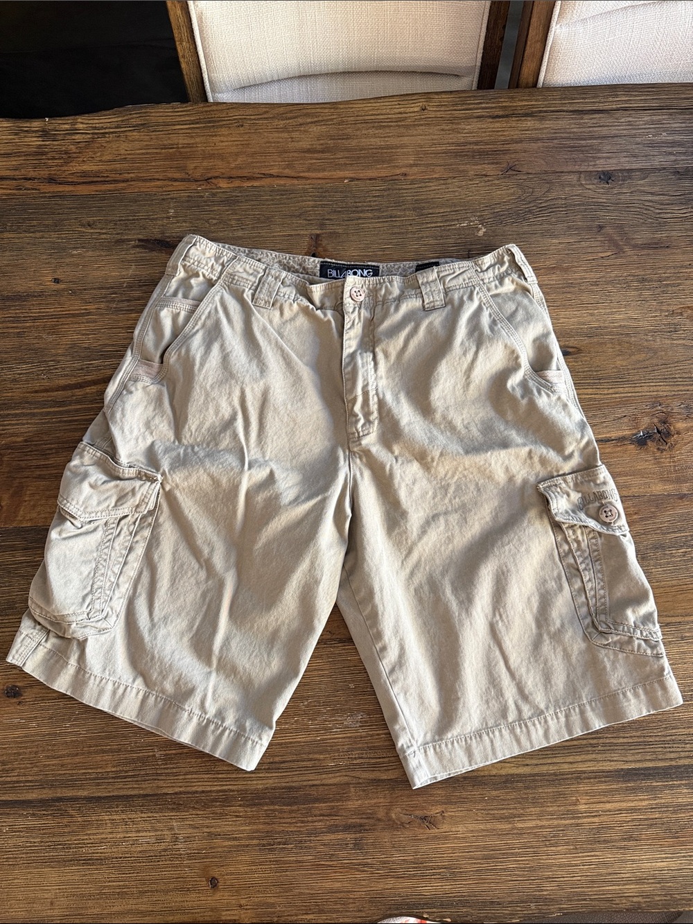 Billabong Men’s Beige Cargo Shorts